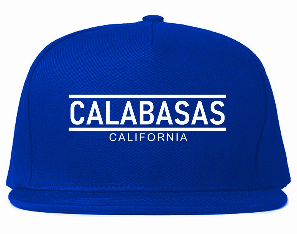Calabasas California City Lines Mens Snapback Hat