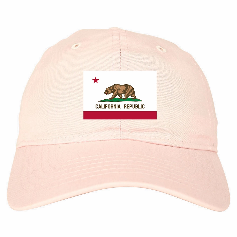 California State Flag CA Chest Mens Dad Hat