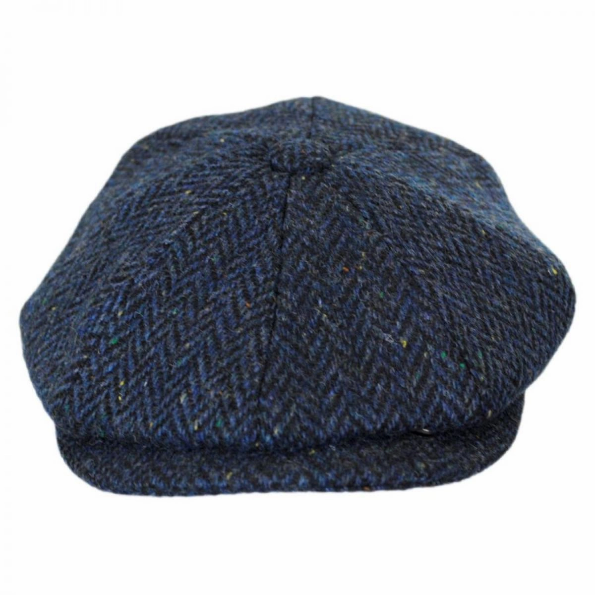 Cambridge Herringbone Wool Newsboy Cap