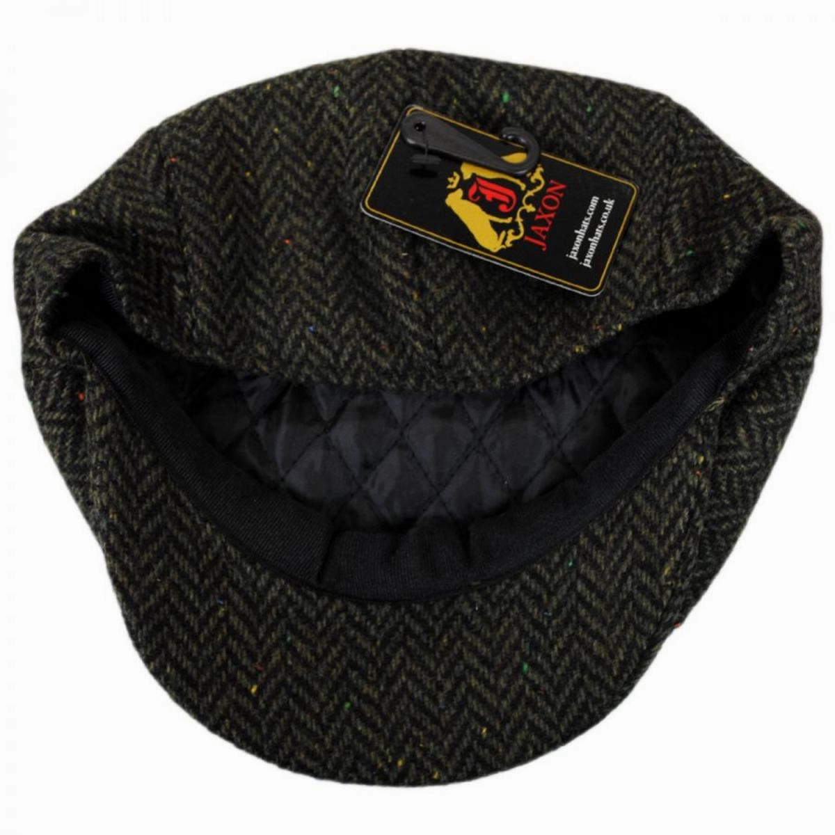 Cambridge Herringbone Wool Newsboy Cap