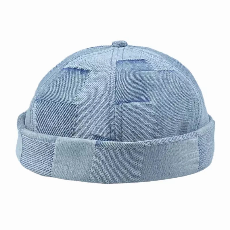 Camden Patchwork Denim Docker Cap