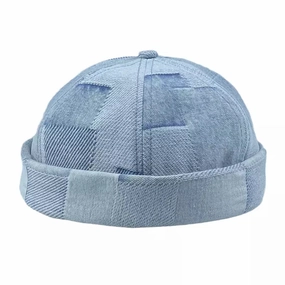 Camden Patchwork Denim Docker Cap