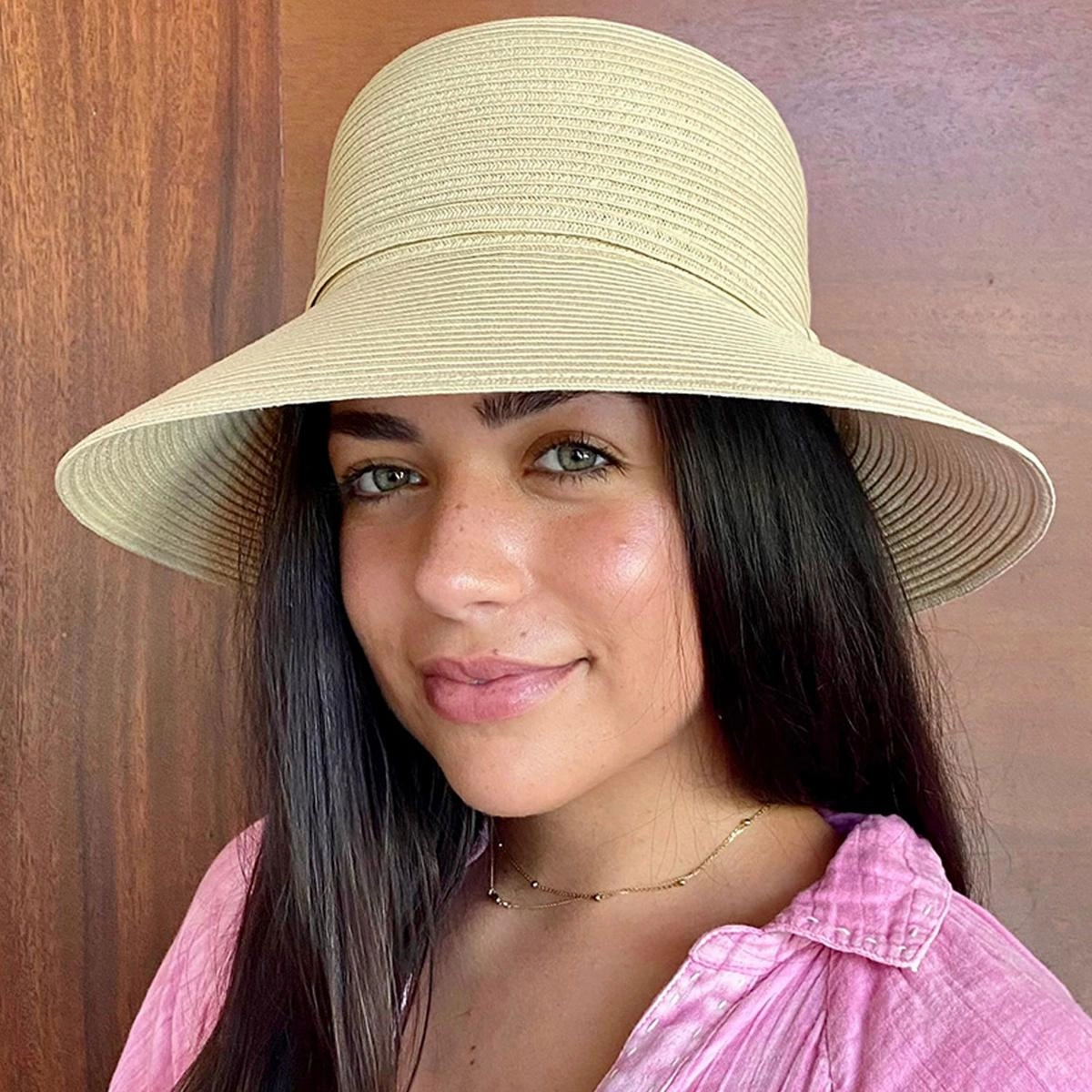Camelia Toyo Straw Sun Hat
