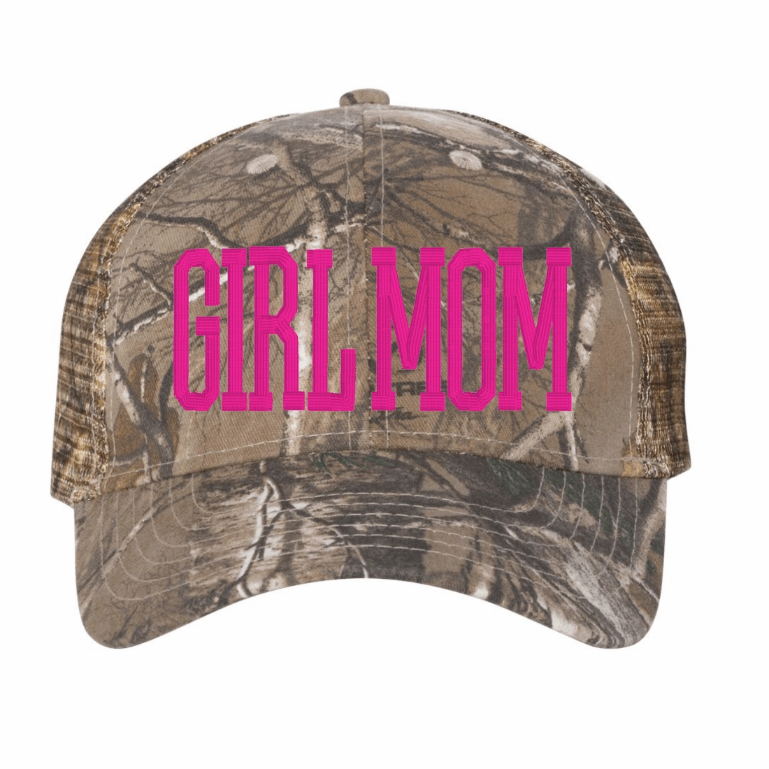 Camo 3D Embroidery Trucker Hat