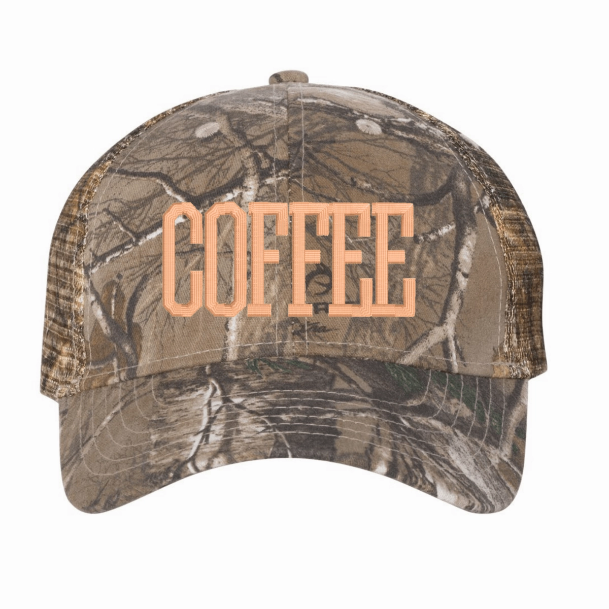 Camo 3D Embroidery Trucker Hat