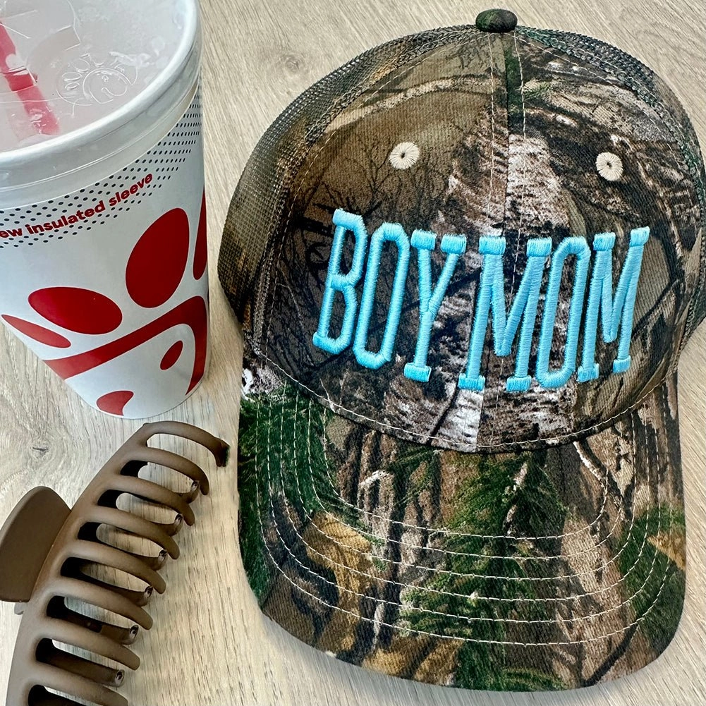 Camo 3D Embroidery Trucker Hat