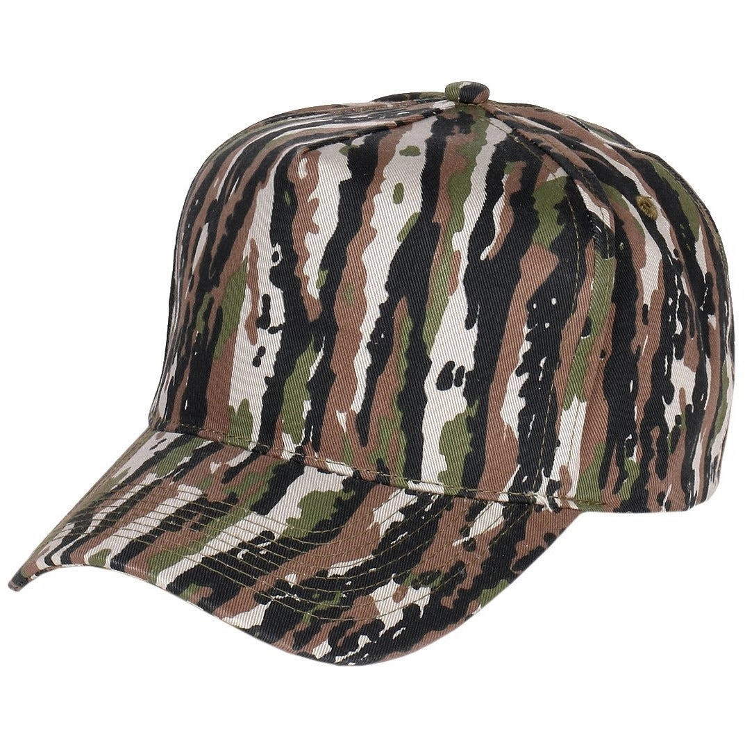 Camouflage Cotton Twill Low Crown Golf Style Snapback Cap