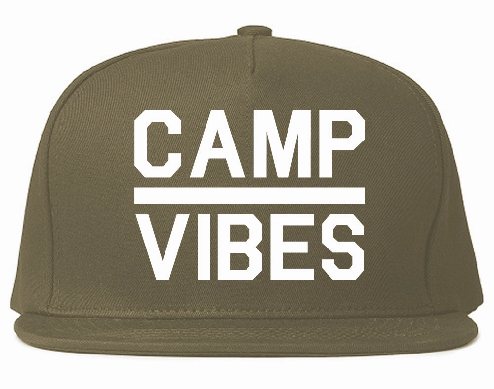Camp Vibes Mens Snapback Hat