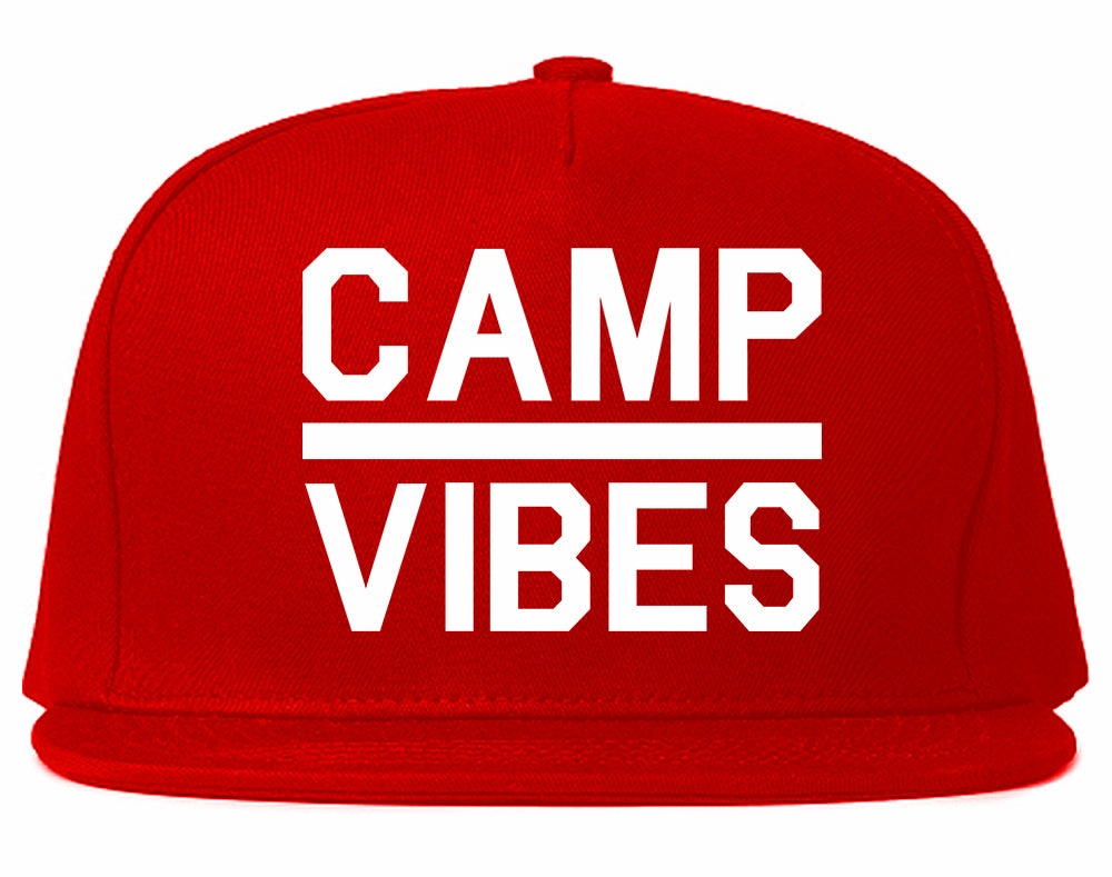 Camp Vibes Mens Snapback Hat