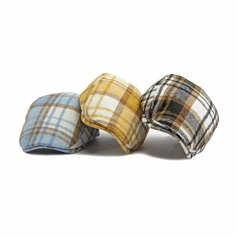 Camus Tartan Flat Cap