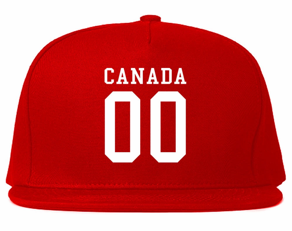 Canada Team 00 Jersey Snapback Hat