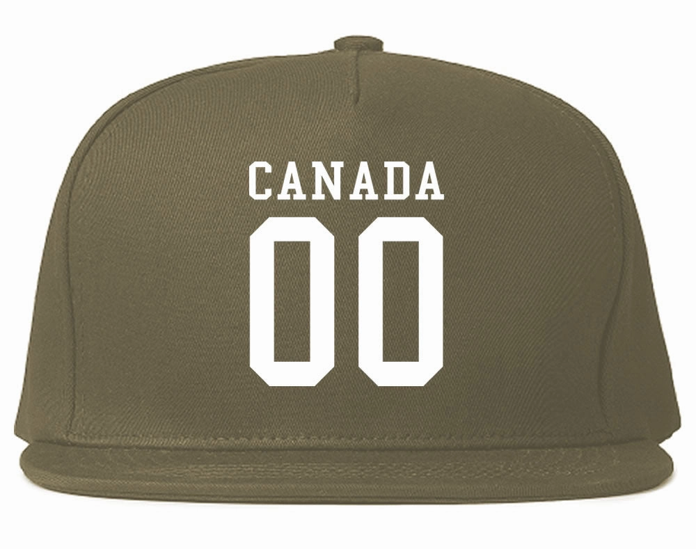 Canada Team 00 Jersey Snapback Hat