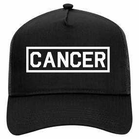 Cancer Horoscope Sign Retro Adult 5 Panel Mesh Trucker Hat