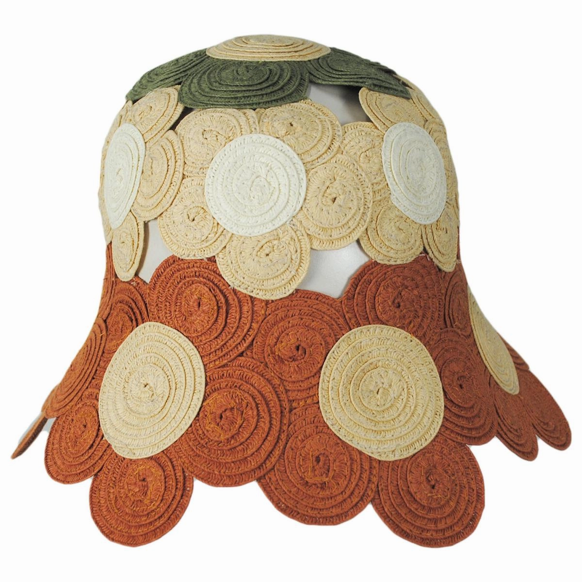 Carmen Toyo Straw Flower Bucket Hat