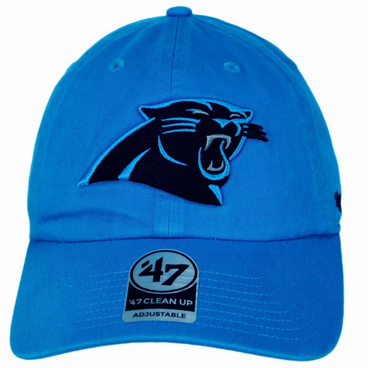Carolina Panthers NFL Clean Up Strapback Baseball Cap Dad Hat