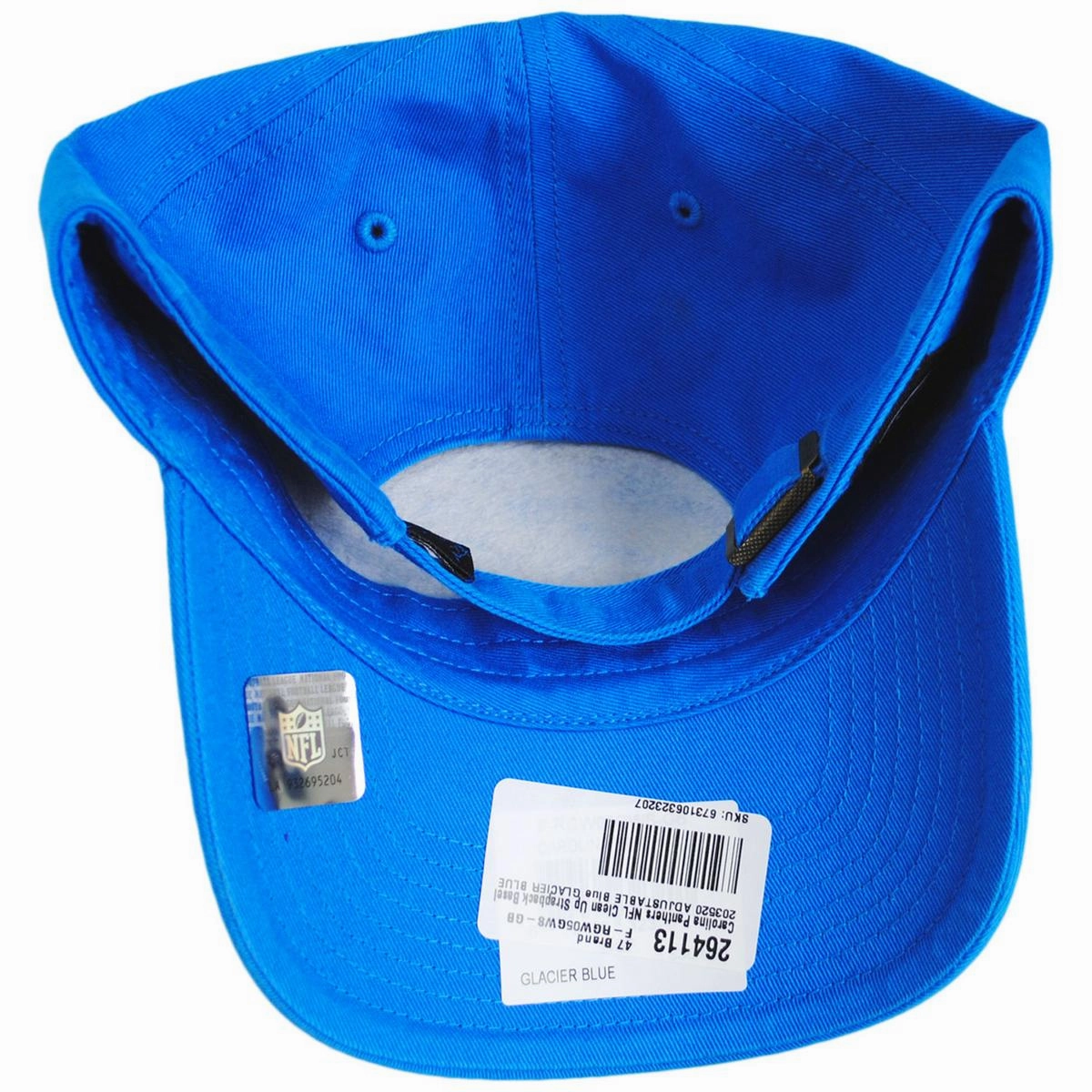 Carolina Panthers NFL Clean Up Strapback Baseball Cap Dad Hat