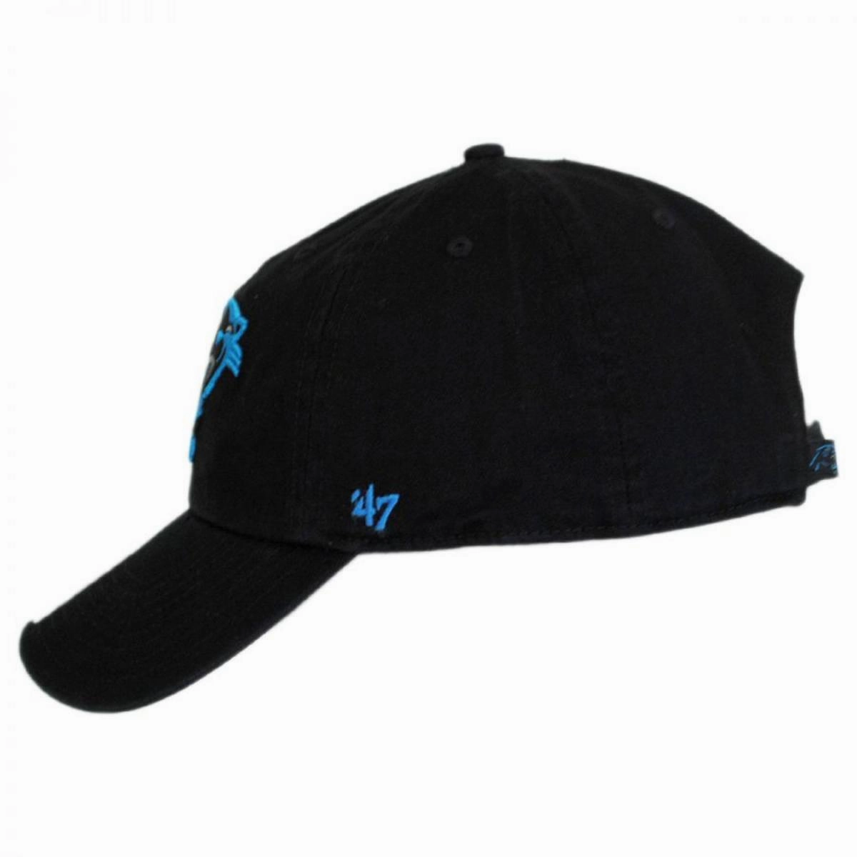 Carolina Panthers NFL Clean Up Strapback Baseball Cap Dad Hat