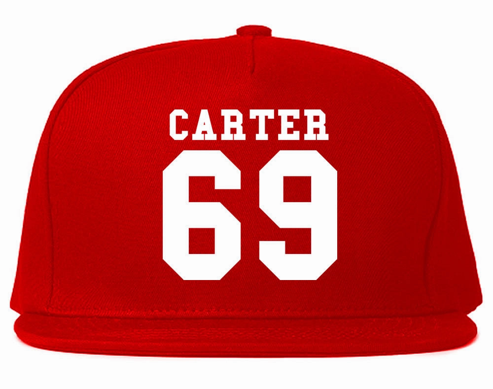 Carter 69 Team Jersey Snapback Hat Cap