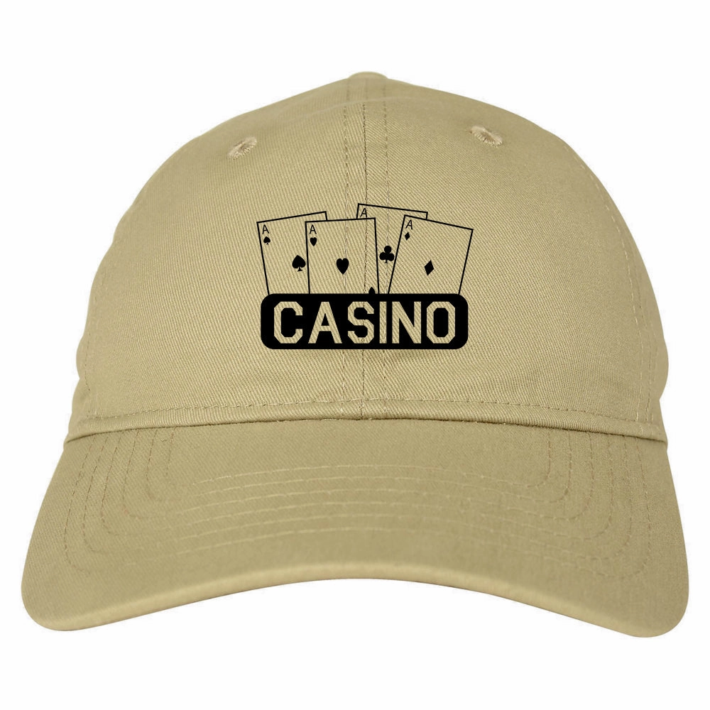 Casino Ace Cards Mens Dad Hat Baseball Cap