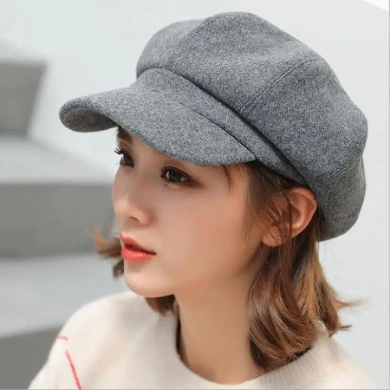 Casquette Gavroche Coton Femme