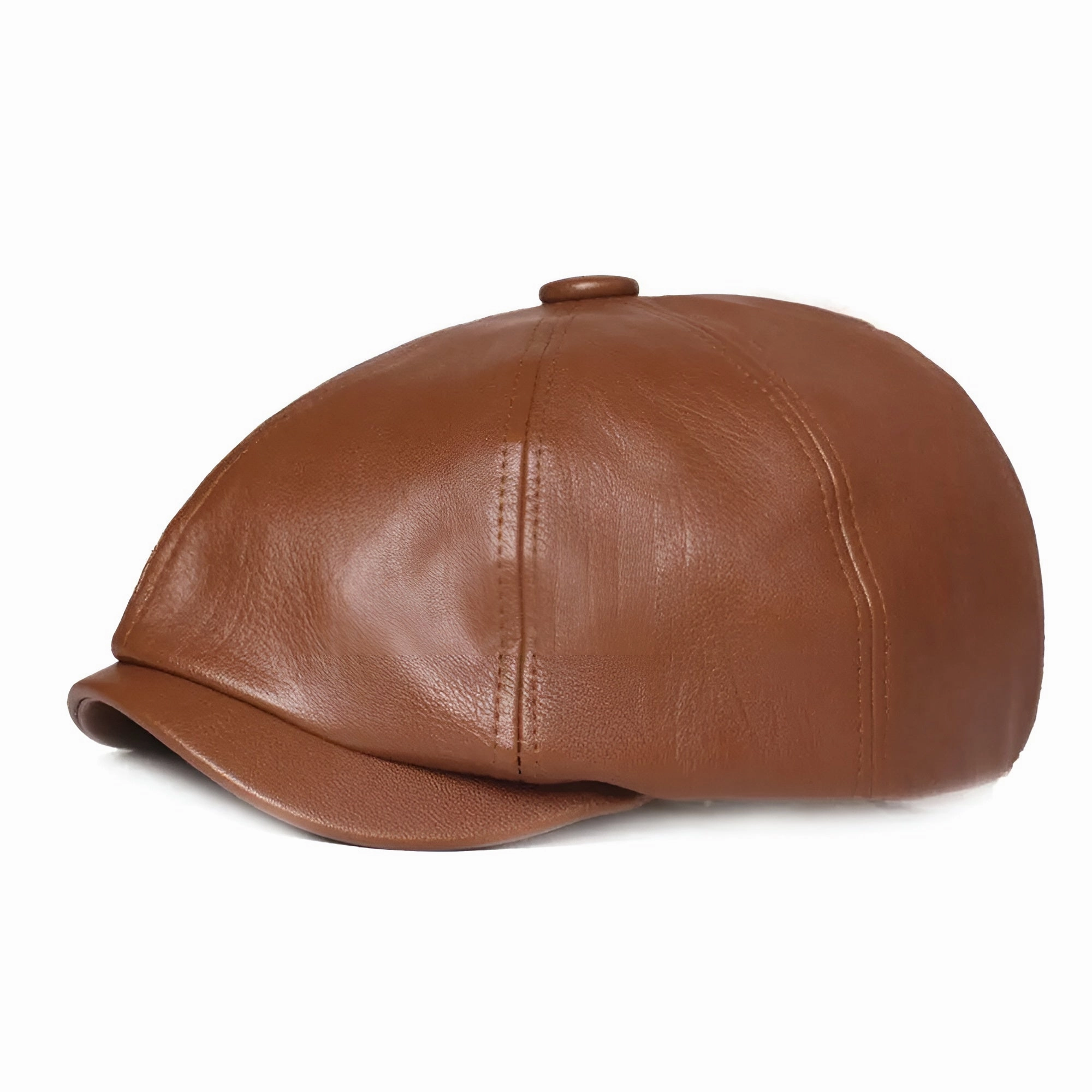 Casquette Gavroche Cuir Authentique