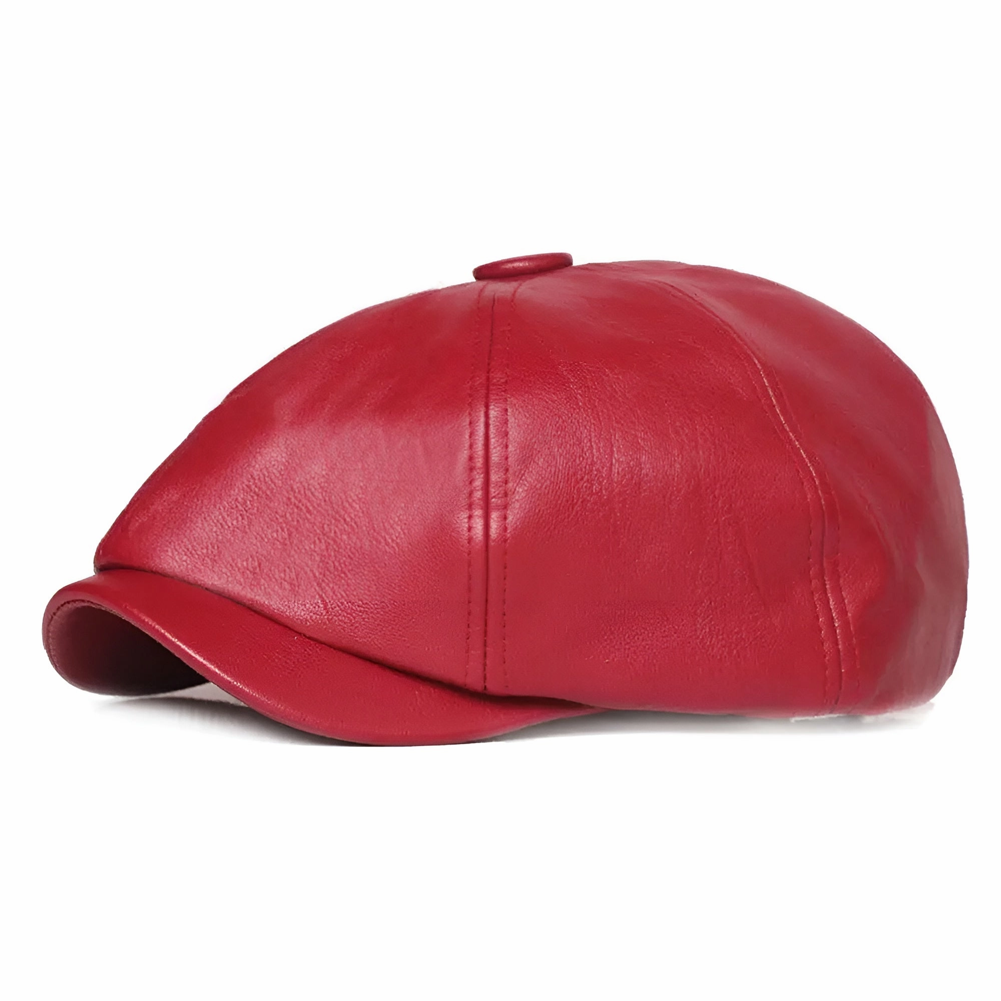 Casquette Gavroche Cuir Authentique