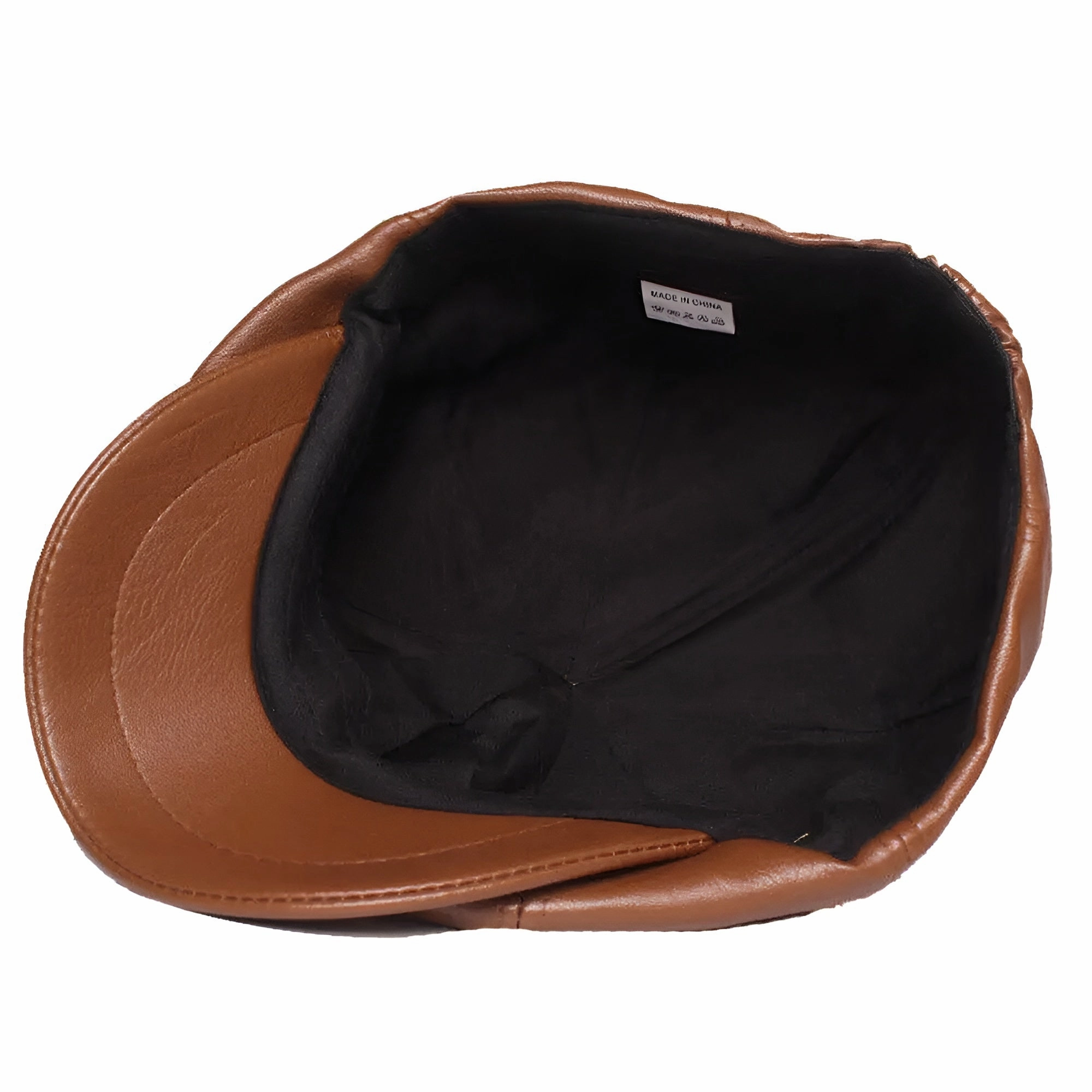 Casquette Gavroche Cuir Authentique