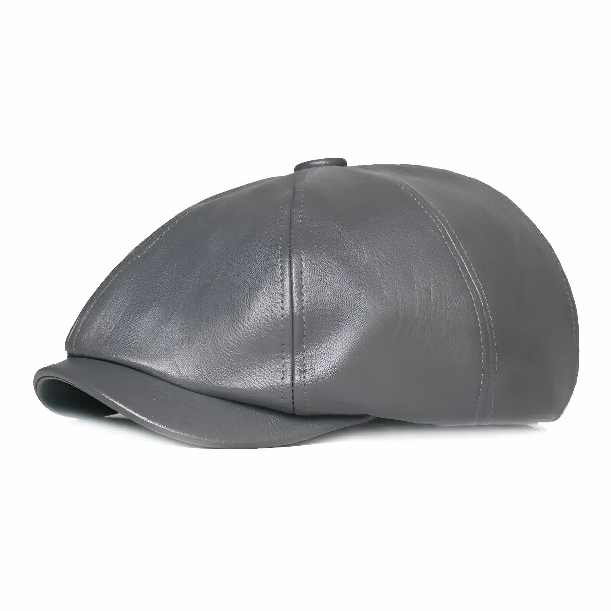 Casquette Gavroche Cuir Authentique