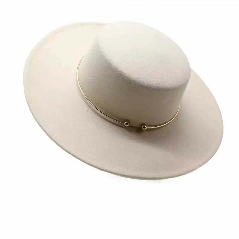 Castelnou Wide Brimmed Boater Hat