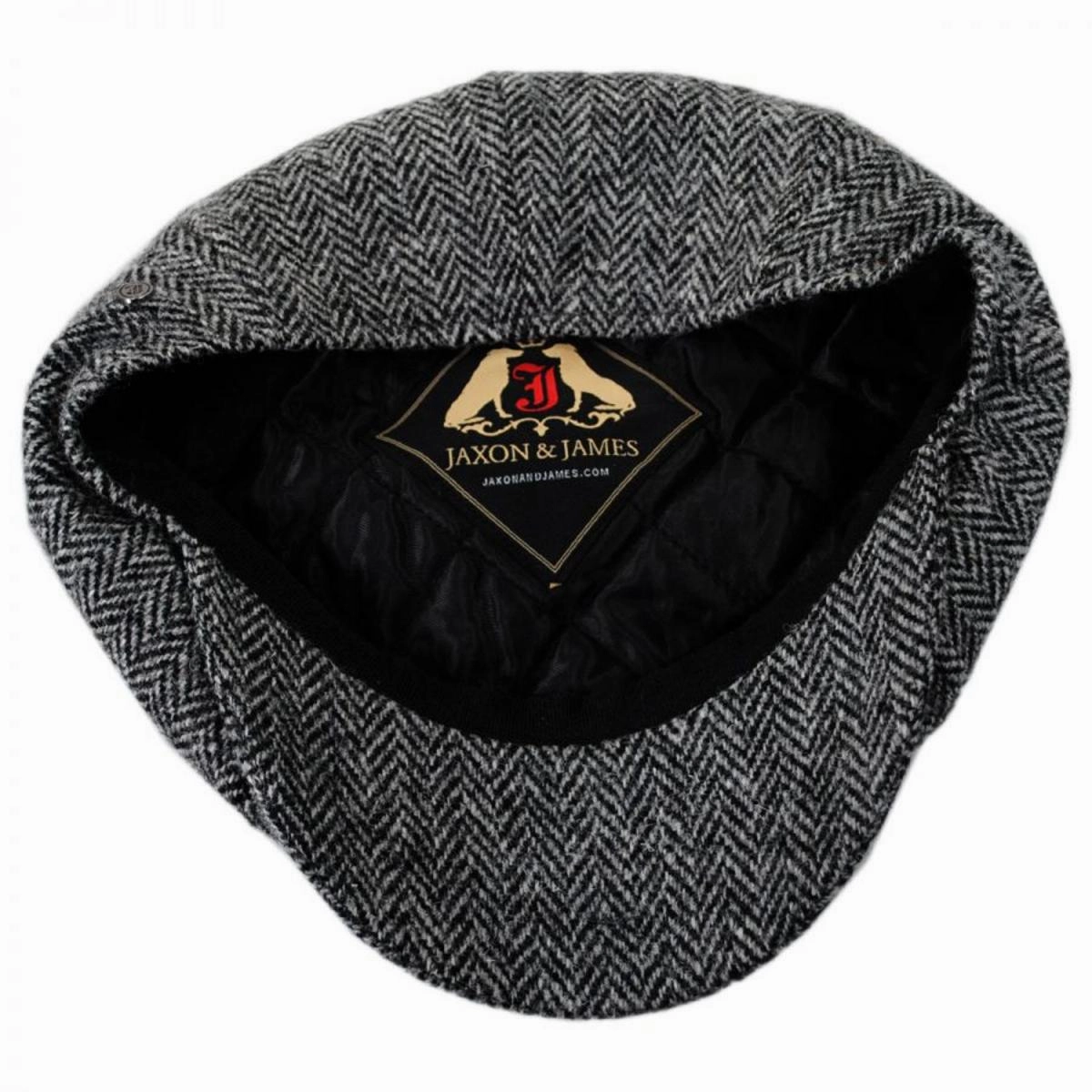 Castlebay Harris Tweed Wool Newsboy Cap