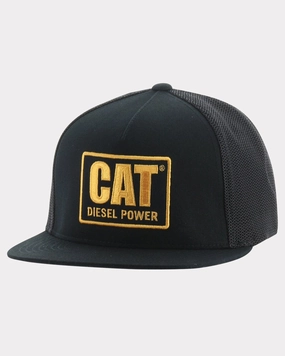 CAT Men's Diesel Power Flat Bill Cap
