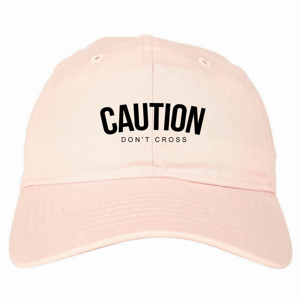Caution Dont Cross Mens Dad Hat