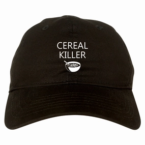 Cereal Killer Funny Halloween Mens Dad Hat