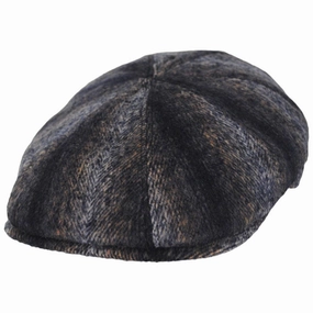 Chadwick Striped Newsboy Cap