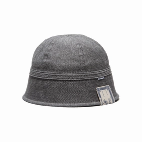 CHAMBRAY SAILOR HAT - Grey