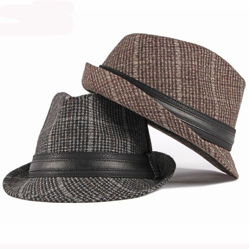 Charles Plaid Trilby Hat