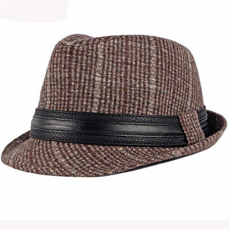 Charles Plaid Trilby Hat