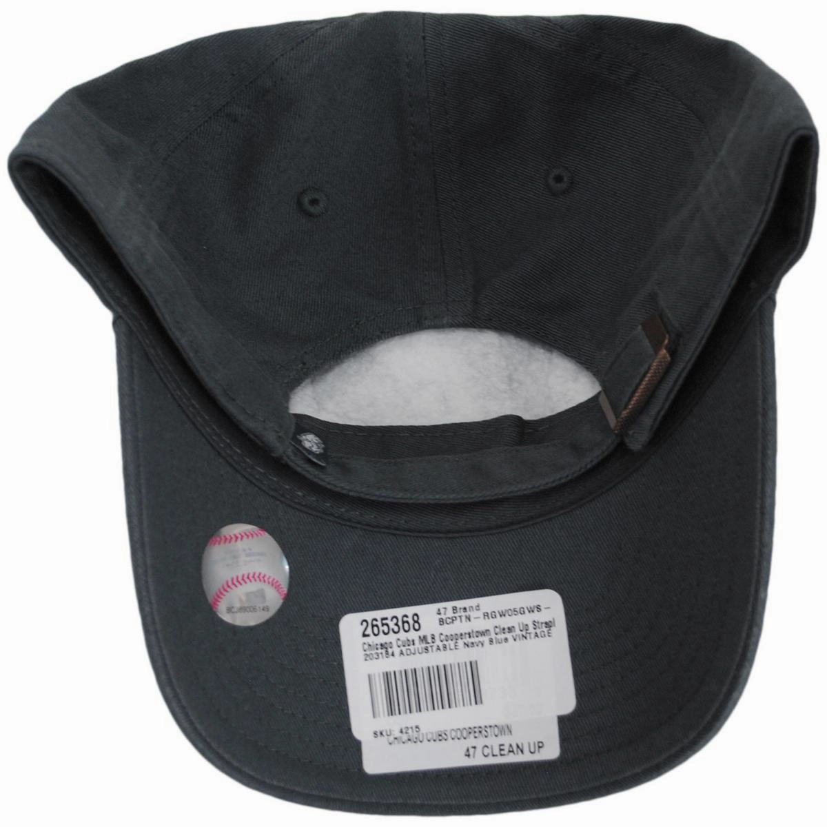 Chicago Cubs MLB Cooperstown Clean Up Strapback Baseball Cap Dad Hat