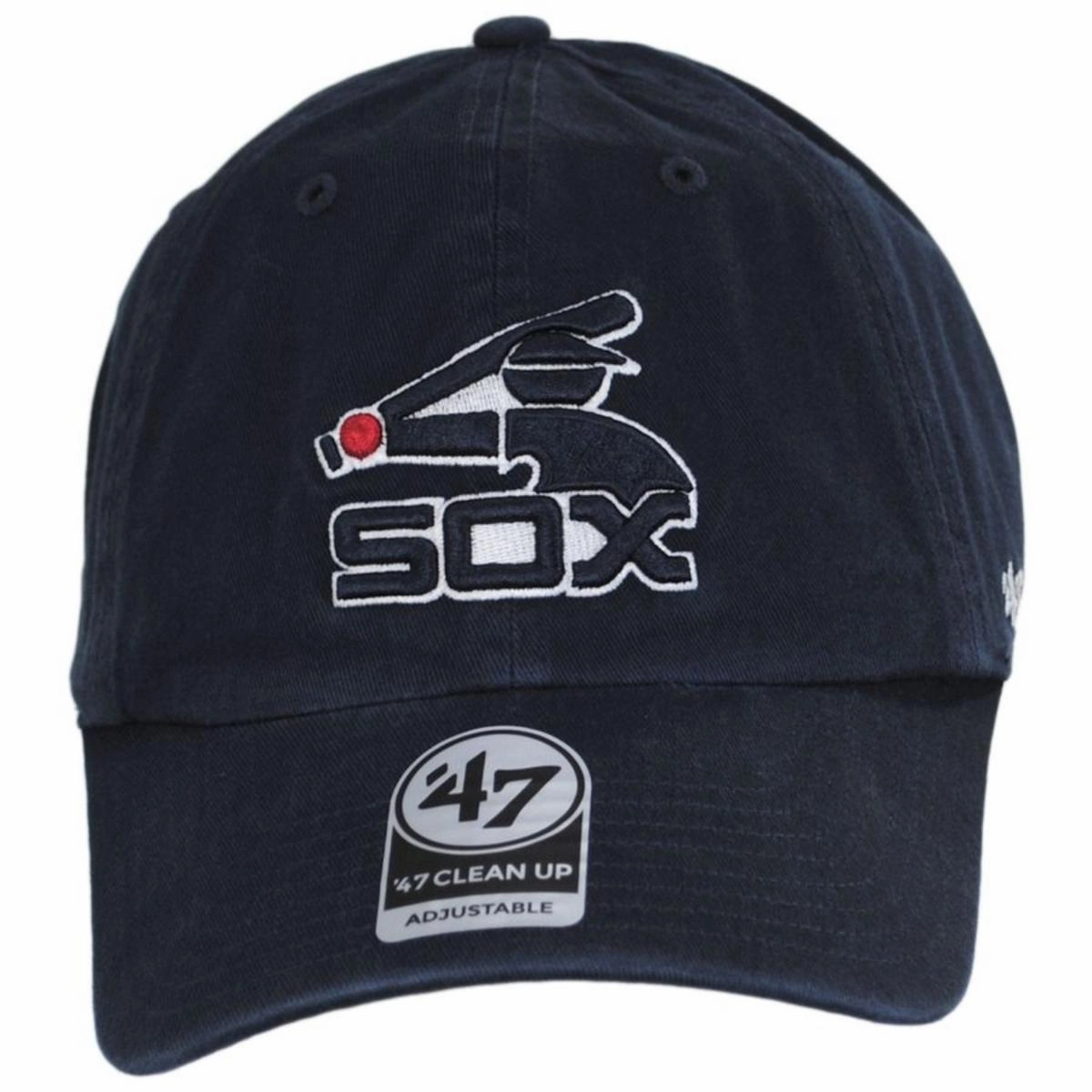 Chicago White Sox MLB Cooperstown Home Clean Up Strapback Baseball Cap Dad Hat