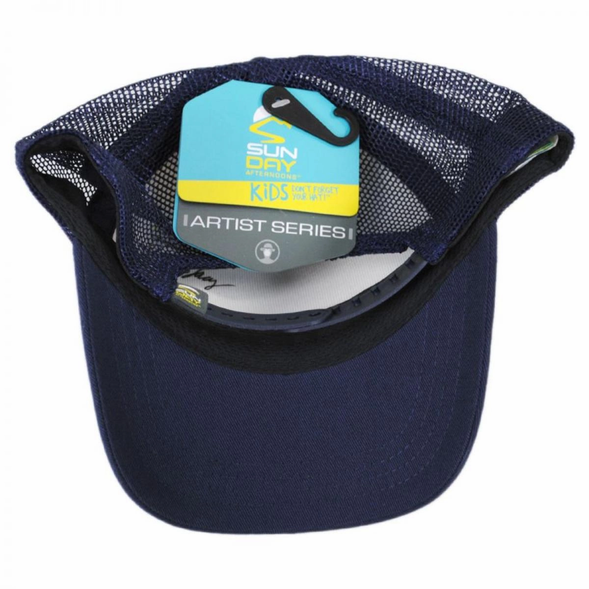 Child's Mountain Goat Trucker Snapback Baseball Cap