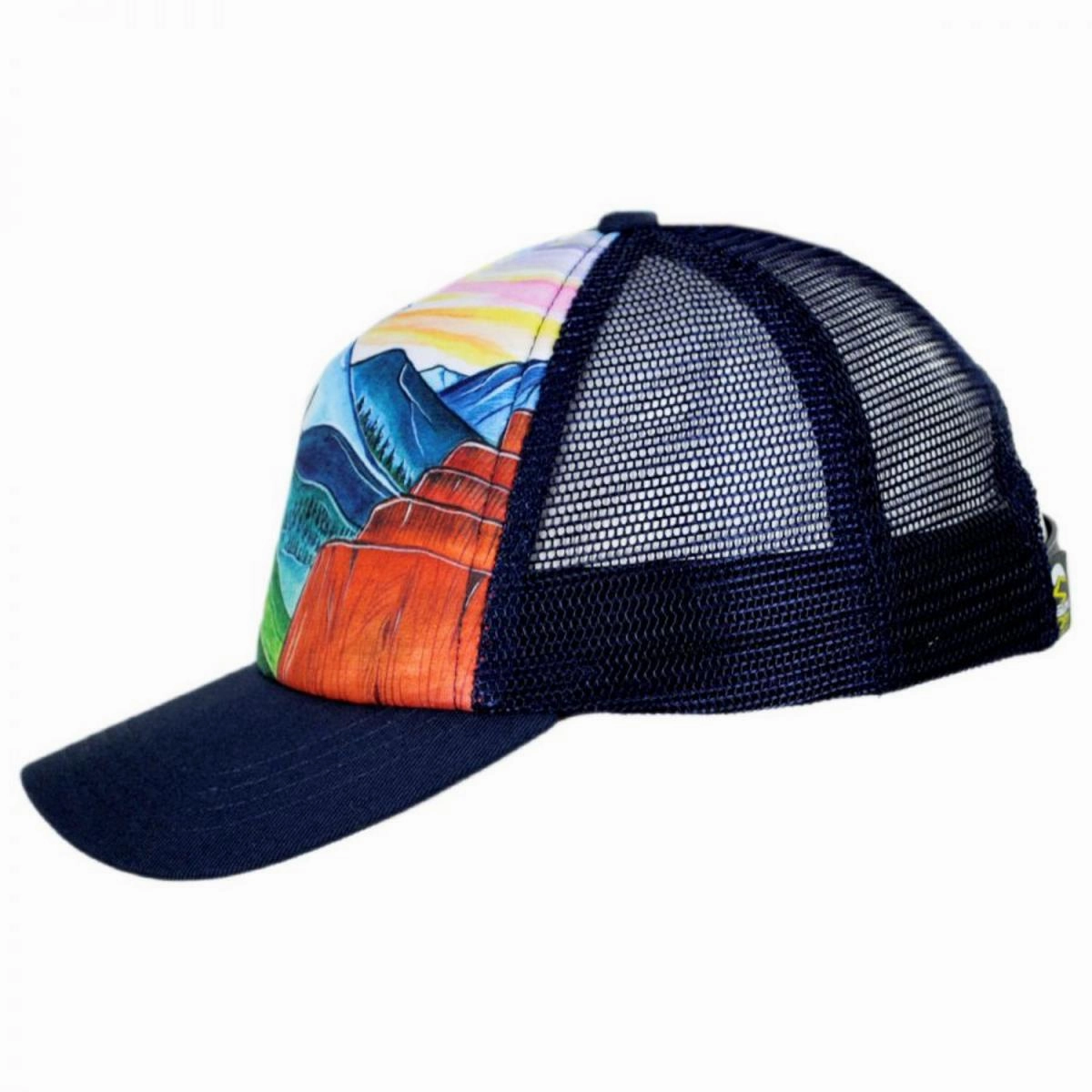 Child's Mountain Goat Trucker Snapback Baseball Cap