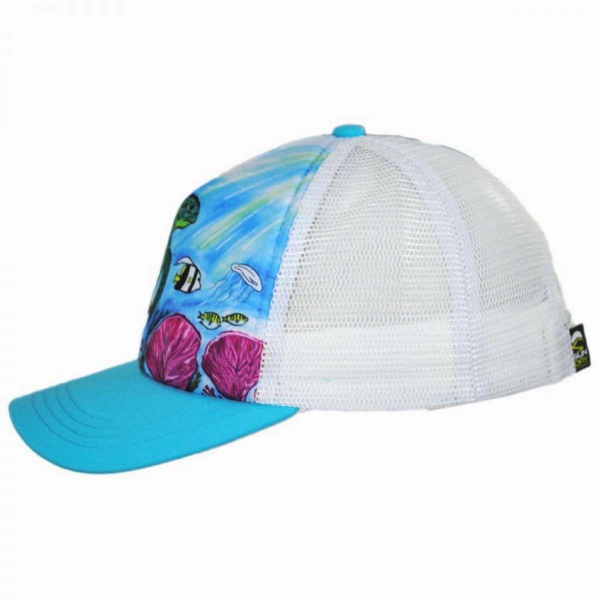Child's Sea Turtle Trucker Snapback Baseball Cap