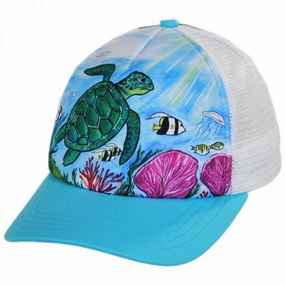 Child's Sea Turtle Trucker Snapback Baseball Cap