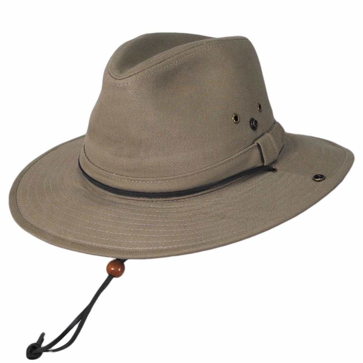 Chin Cord Cotton Aussie Hat
