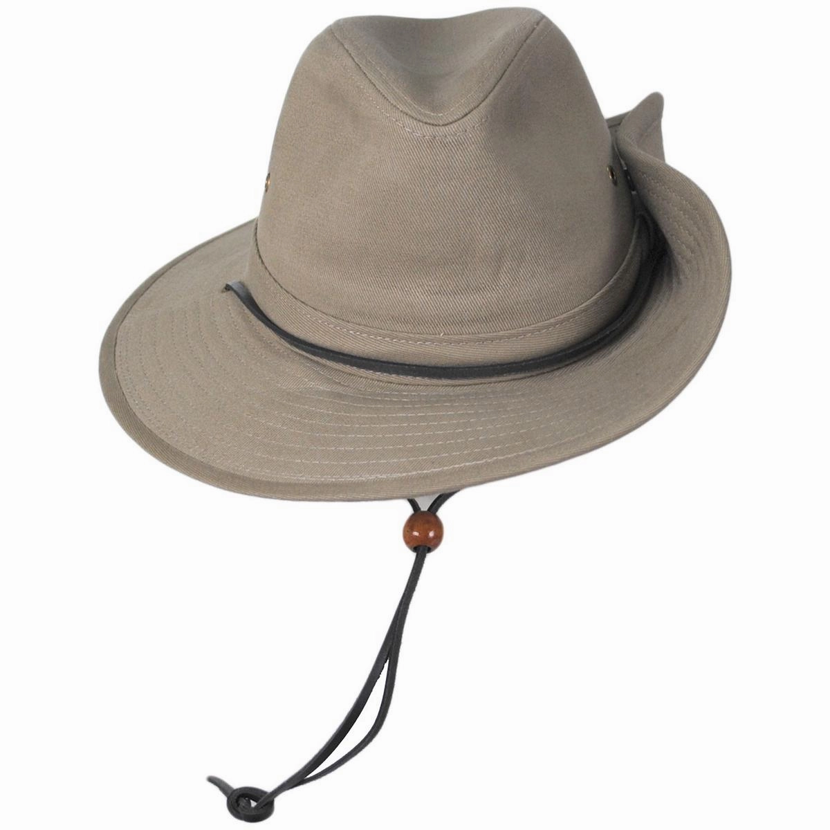 Chin Cord Cotton Aussie Hat
