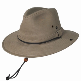 Chin Cord Cotton Aussie Hat