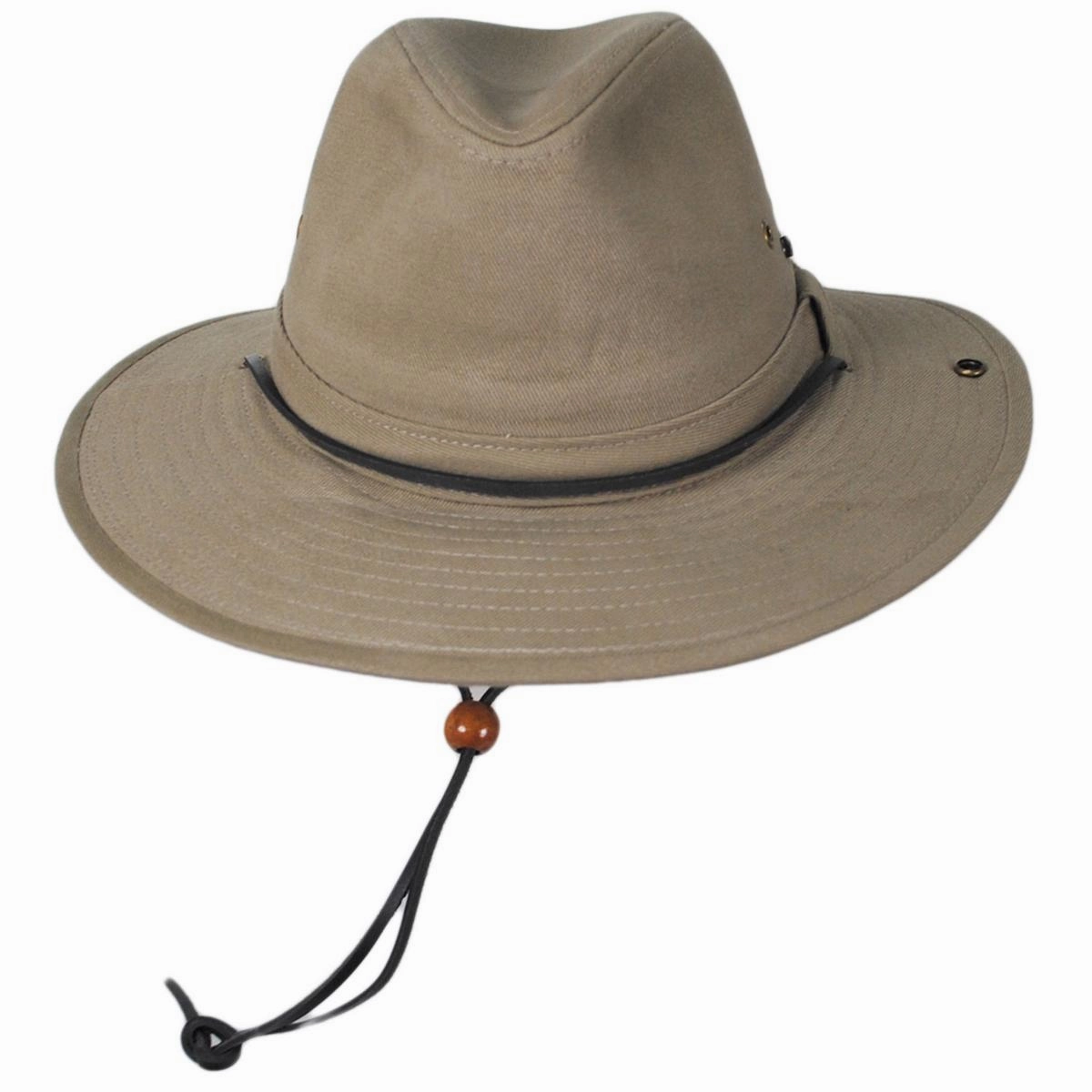 Chin Cord Cotton Aussie Hat