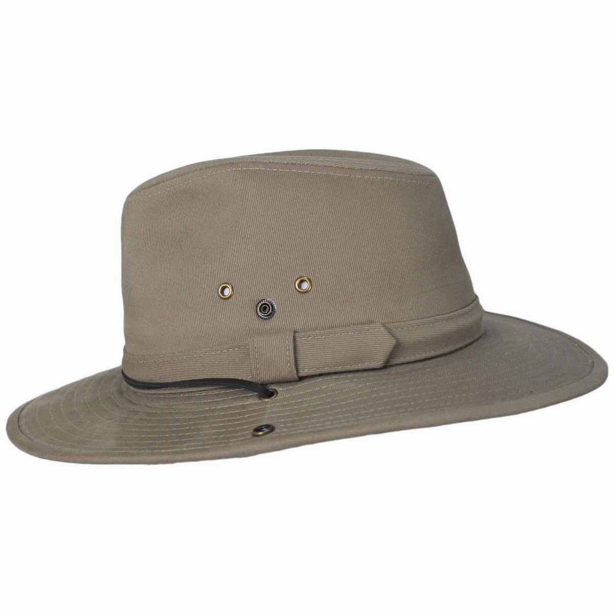 Chin Cord Cotton Aussie Hat