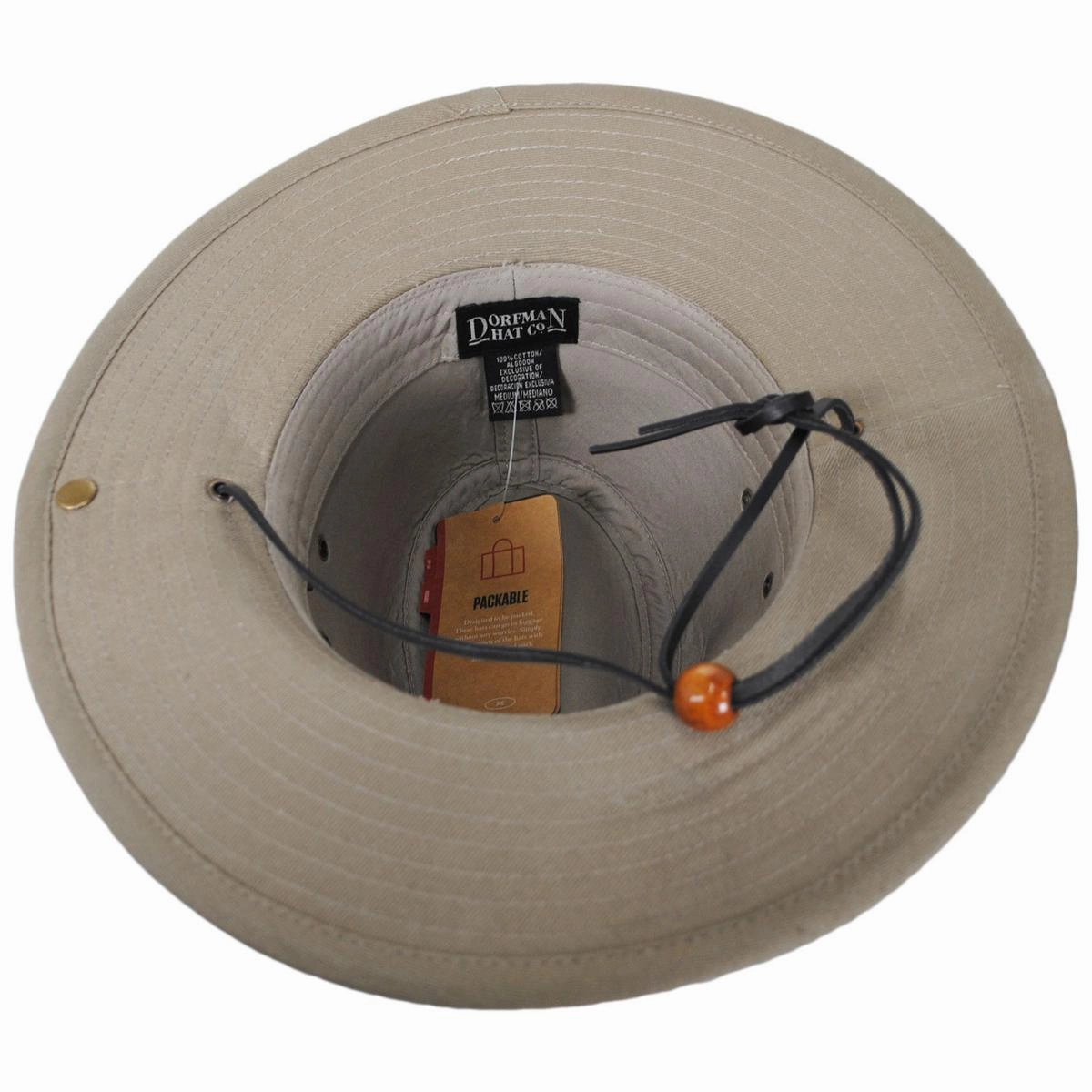 Chin Cord Cotton Aussie Hat