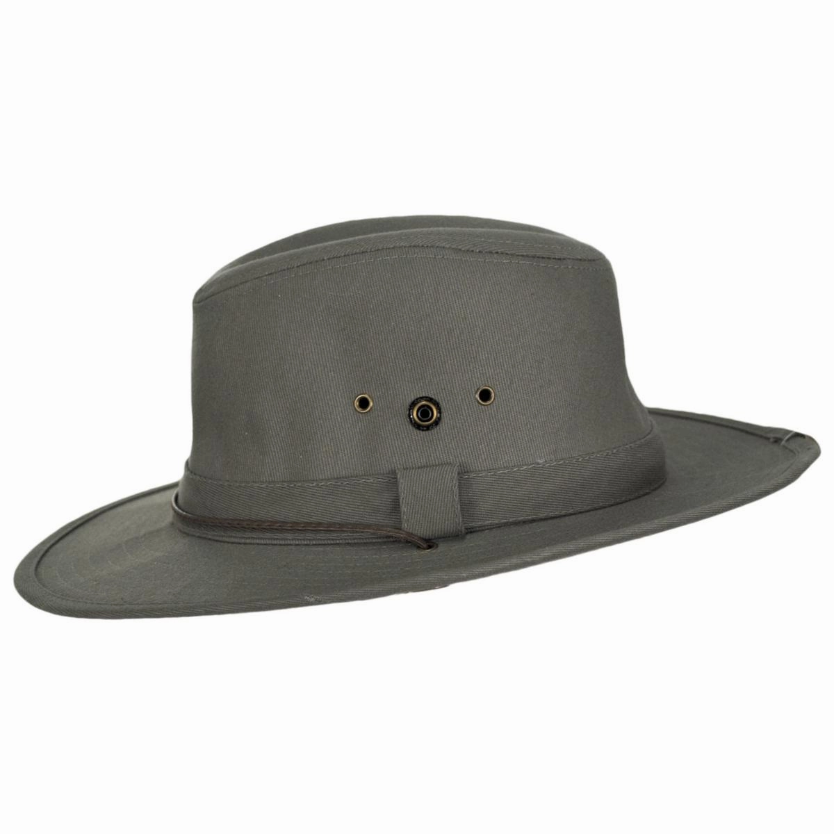 Chin Cord Cotton Aussie Hat
